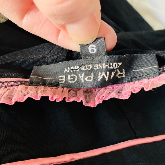 Rampage Black Pin Up 50’s Vibes Fit & Flare Dress - Picture 5 of 7